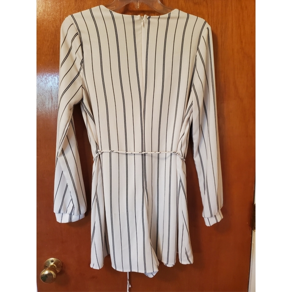 Striped Romper - Picture 2 of 5